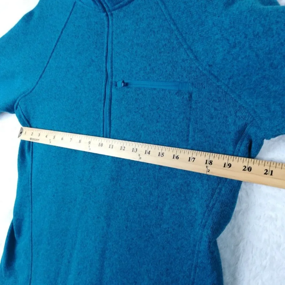 Under‎ Armour Womens Jacket Storm Coldgear Fitted Blue 1/2 Zip Waist Length L